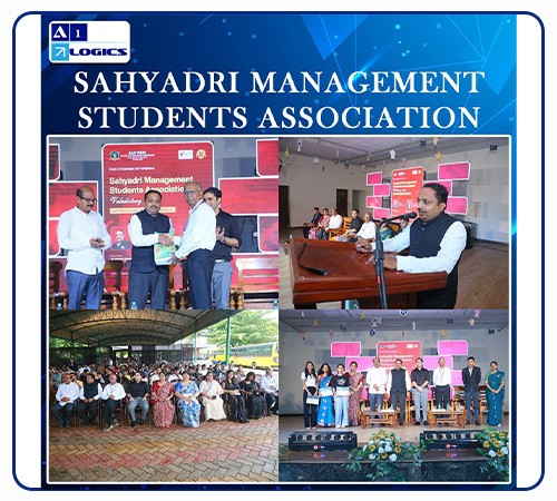 Valedictory Ceremony of the  Sahyadri Management Students Association (SMSA), A1 Logics