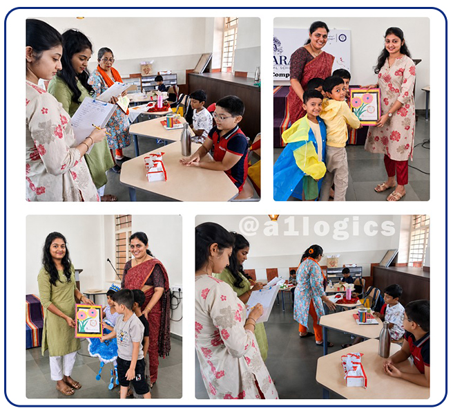 Sahana, Prajna, Designers, Canara Nandagokul Preschool, Art Competition, Judge, A1 Logics