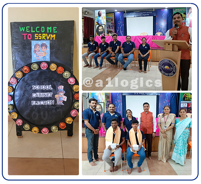 School Cabinet Election, Software application, Ravishankar Vidya Mandir, A1 Logics